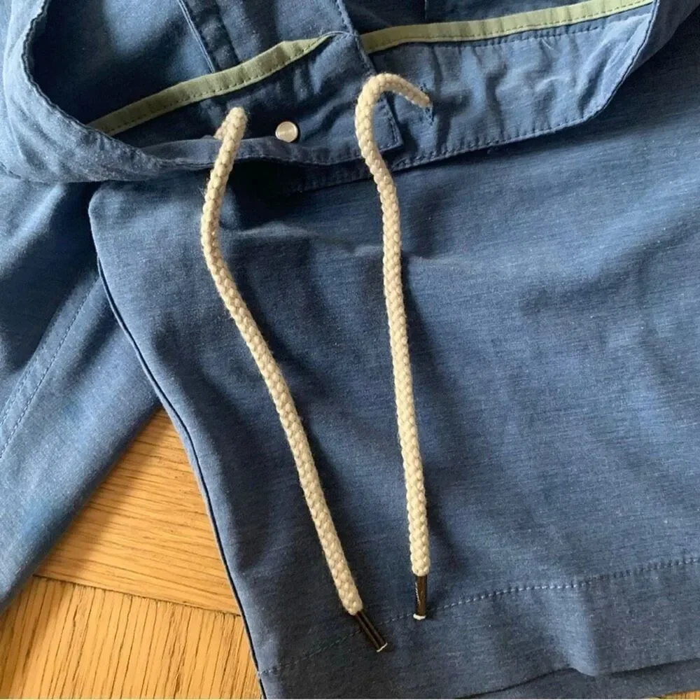 Faherty Mens All Day Shorts 38 Blue Drawstring 7